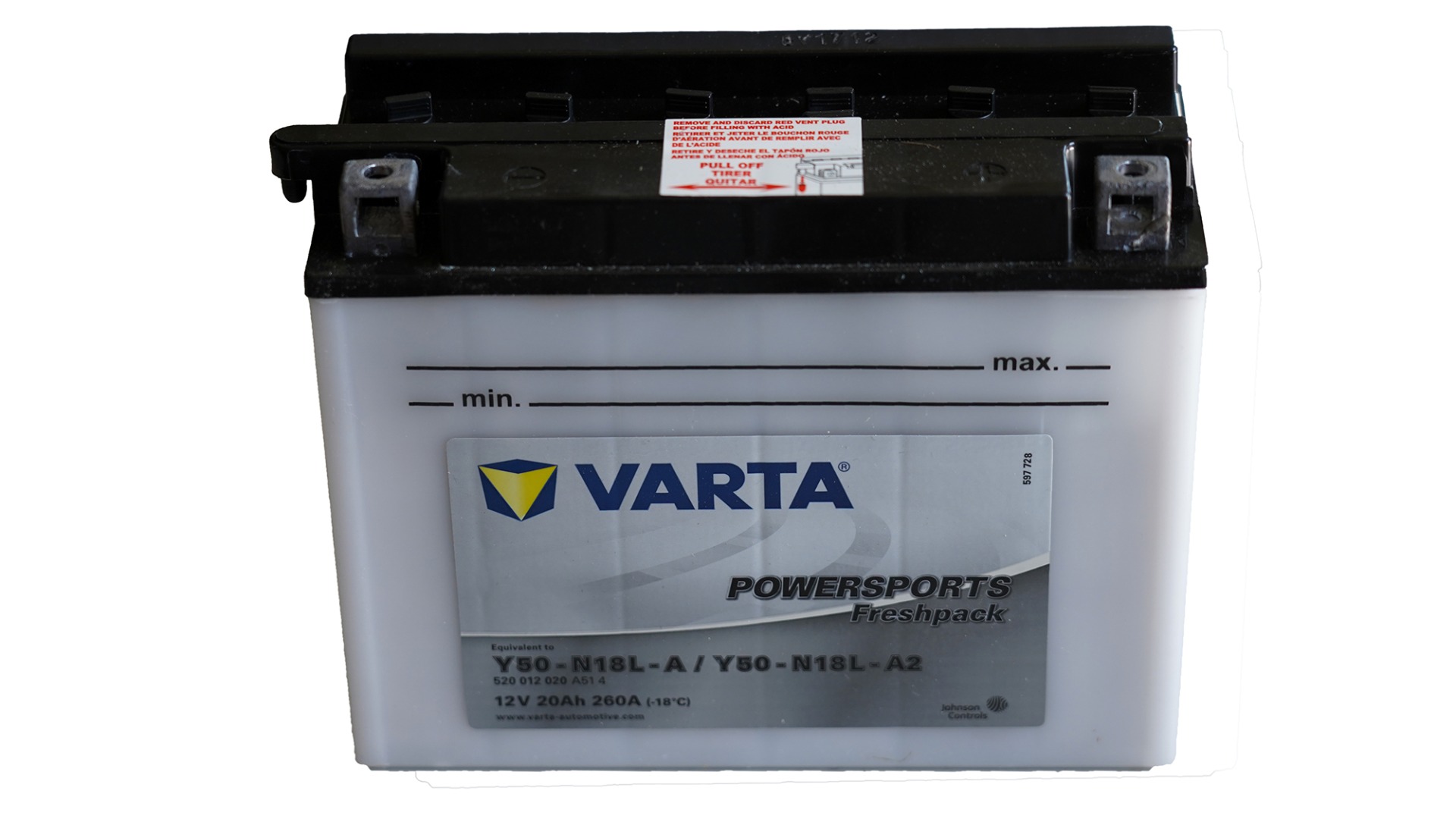 MC BATTERI Y50-N18-L-A/A2 12volt 20ah