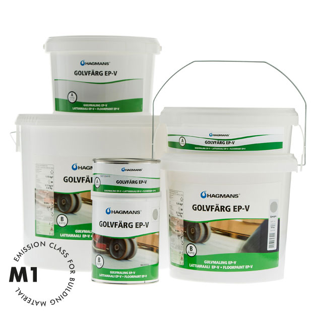 Golvfärg EP-V NCS 3500N grå 1 kg