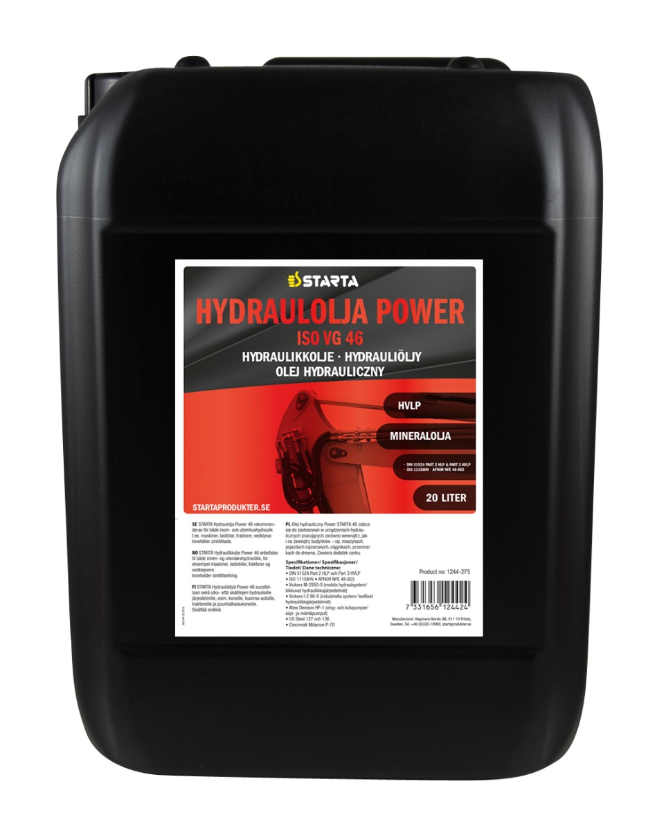 STARTA Hydraulolja Power 46 20 lit