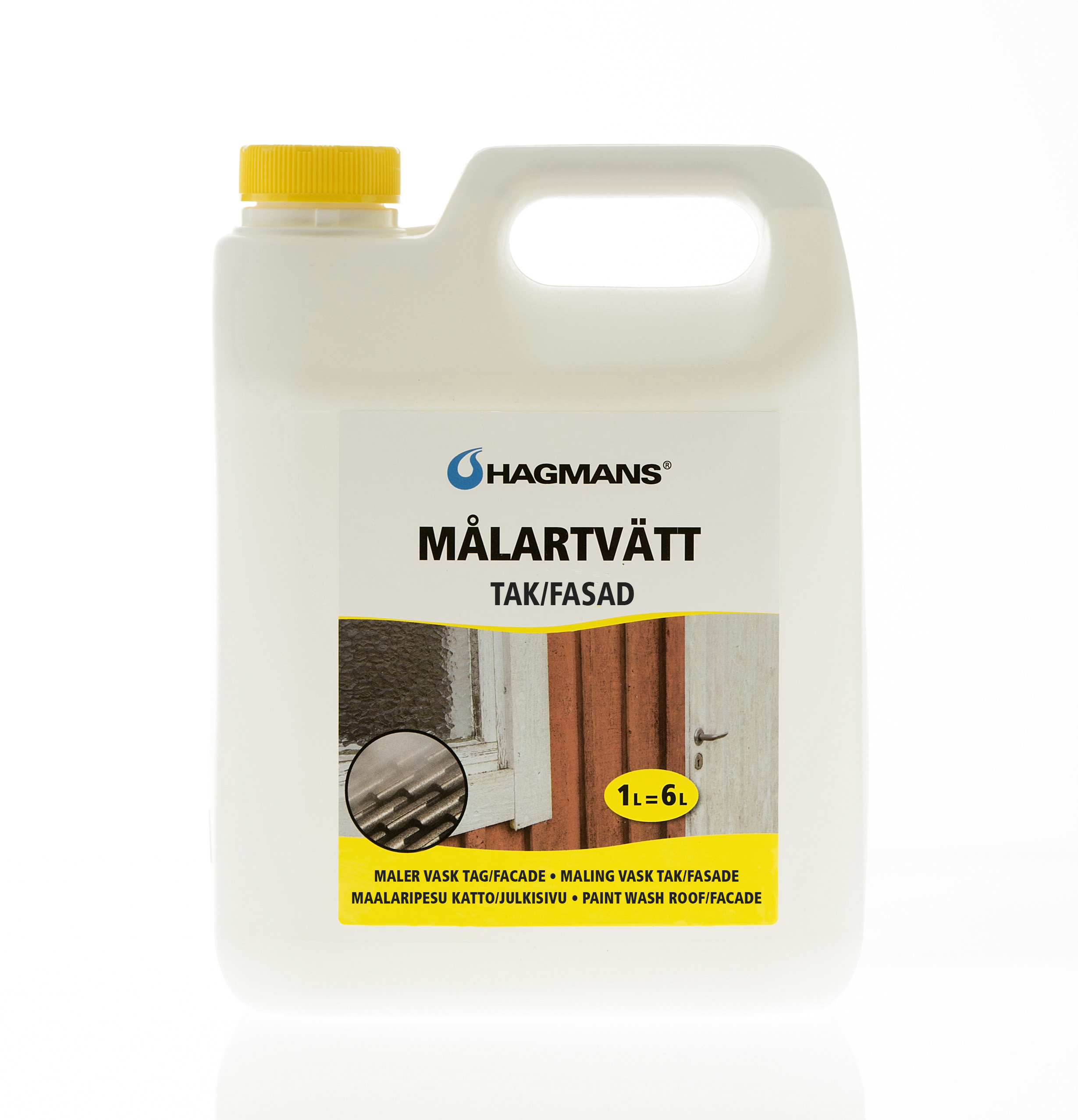 Målartvätt Tak/Fasad 4 L