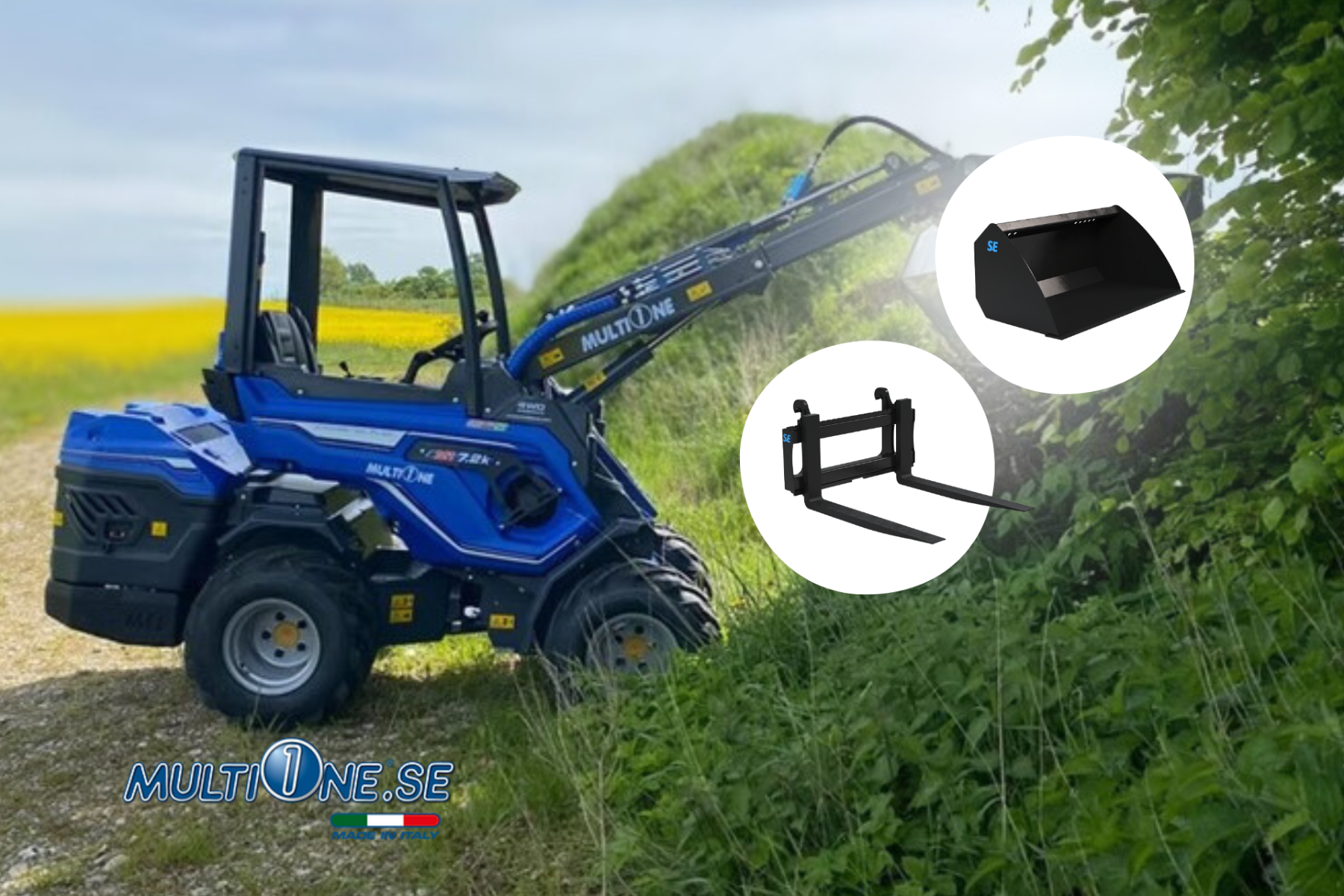 Kompaktlastare MultiOne 7.2 K | PAKETDEAL