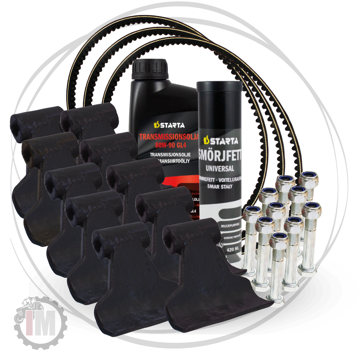 SERVICEKIT SLÄNTKLIPPARE LIGHT DUTY STANDARD