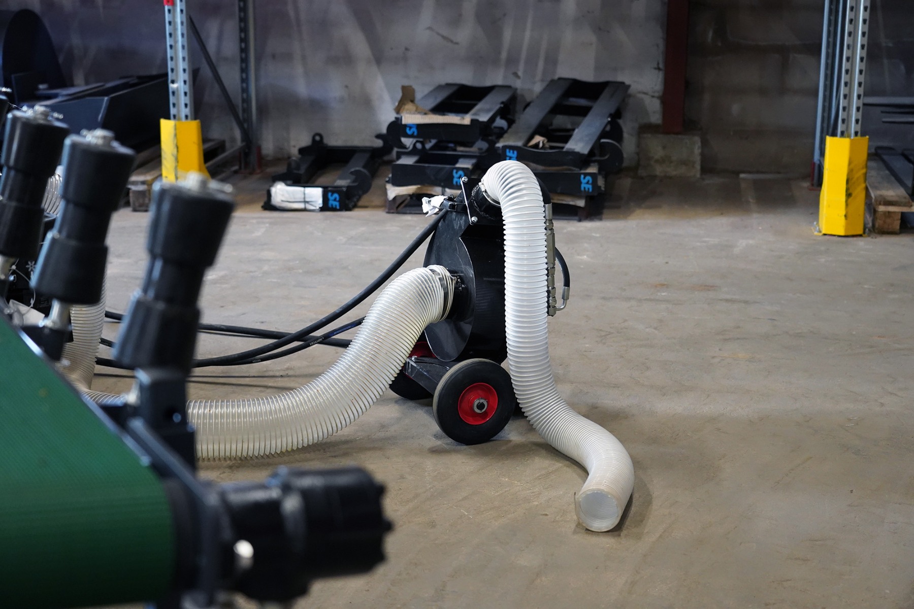 Vedmaskin Spånsug Hydraulisk