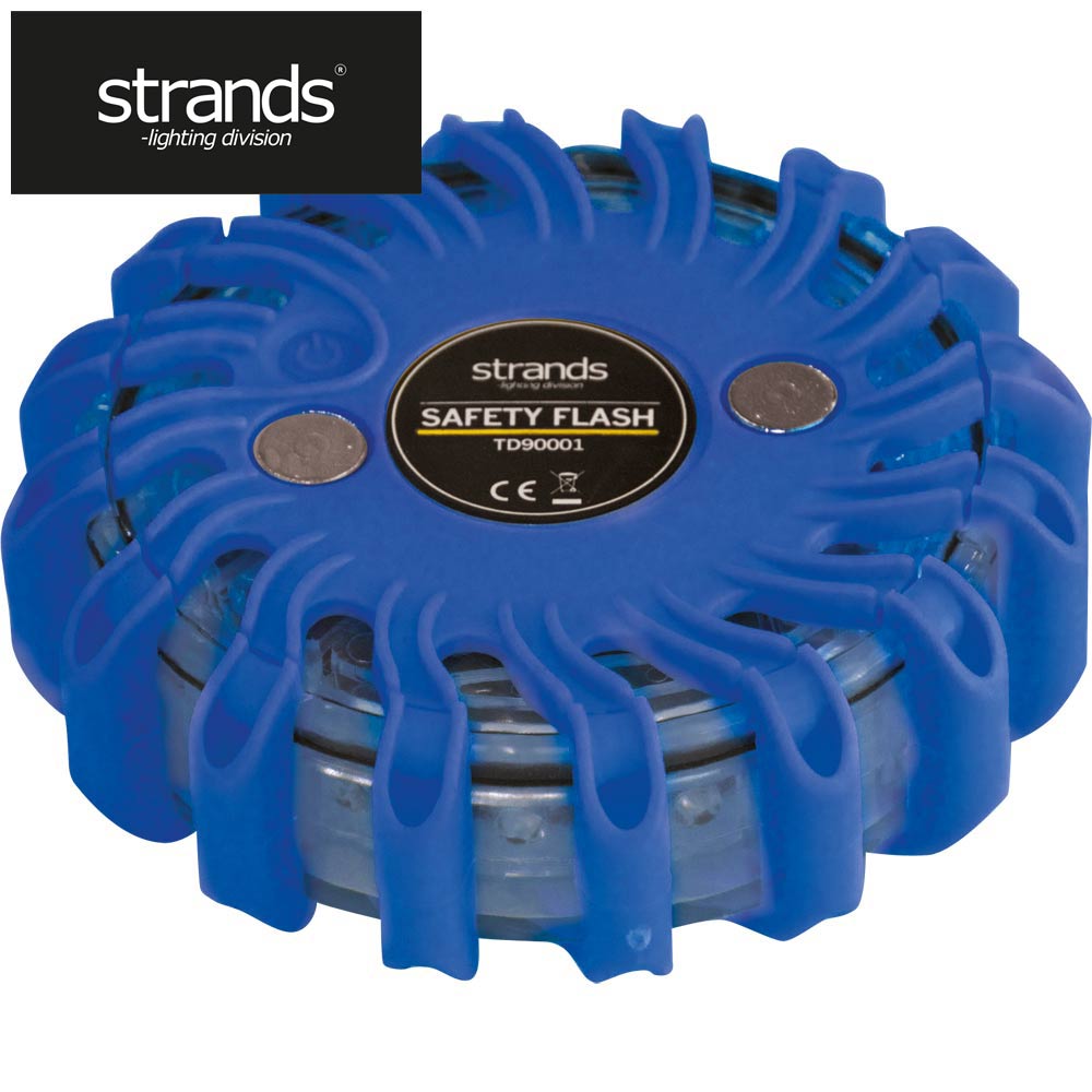 Strands Varnings-/blixtljus PUCKEN Blå