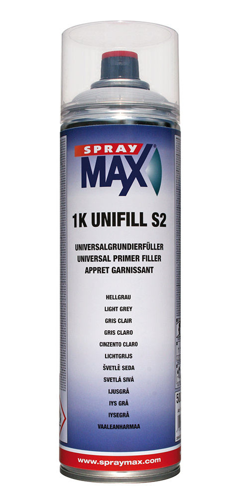 Spraymax 1K Unifill S4 Mellangrå 500 ml