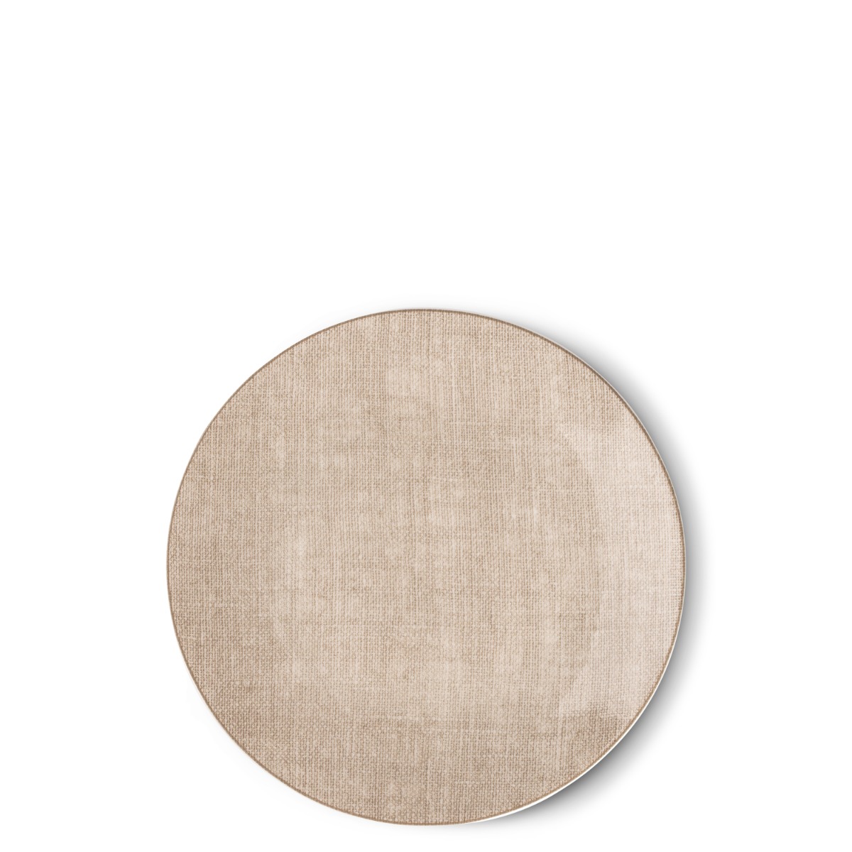 Linen asjett 21 cm Beige