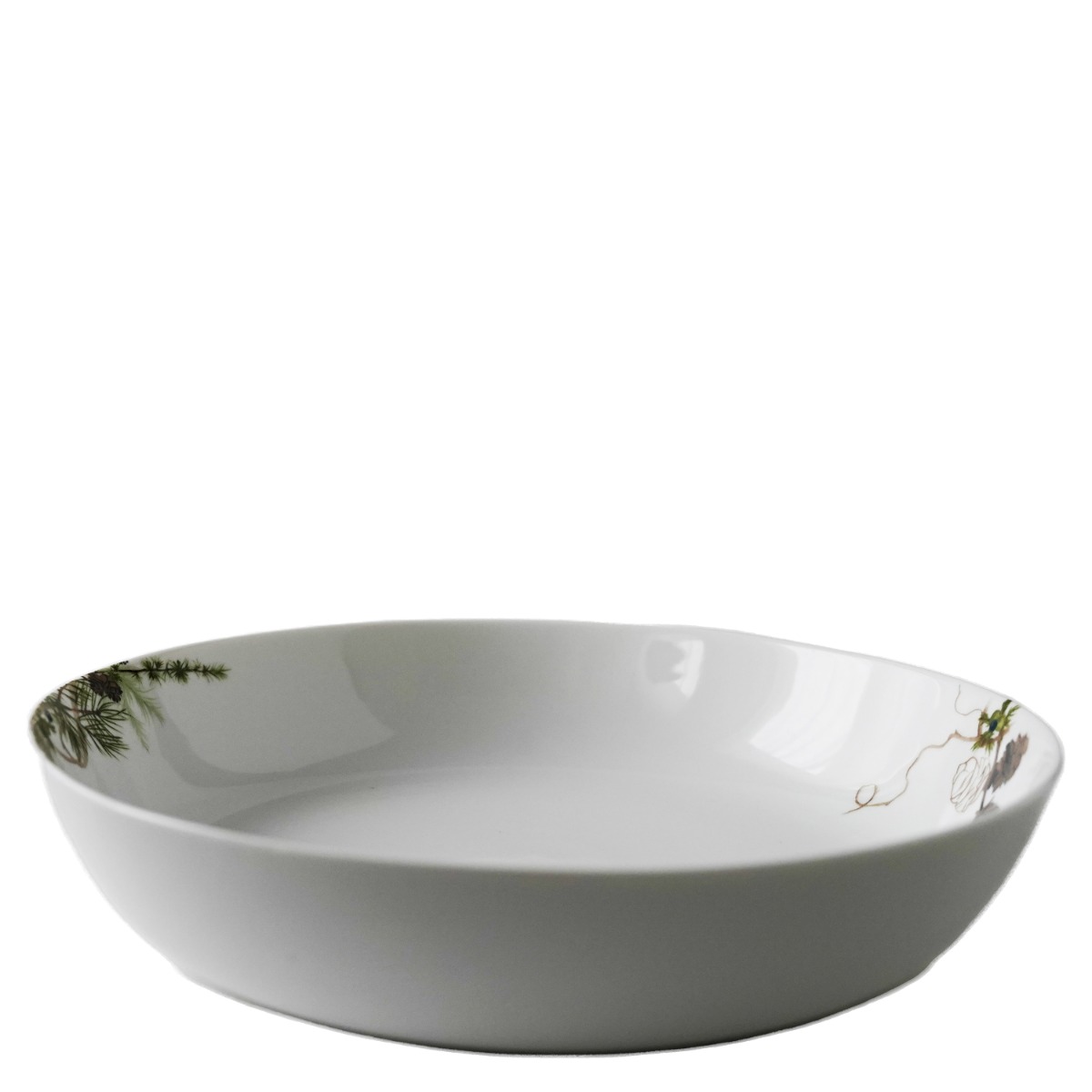 Nostalgi - Bolle lav stor 31 cm 280 cl Hvit, grønn