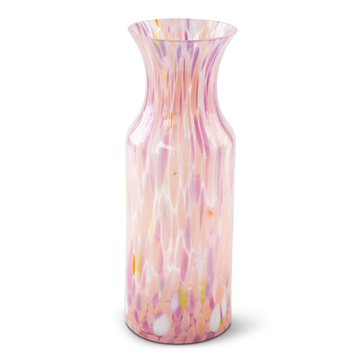 Swirl karaffel/vase rosa multi 1,4 l / 27 cm