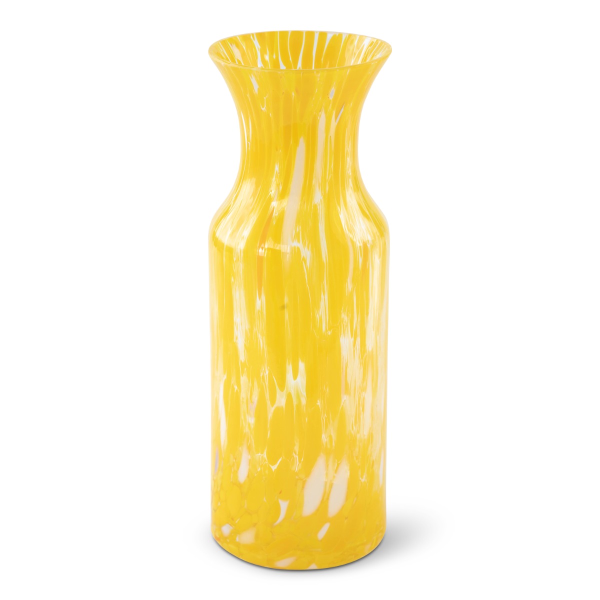Swirl karaffel/vase gul multi 1,4 l / 27 cm