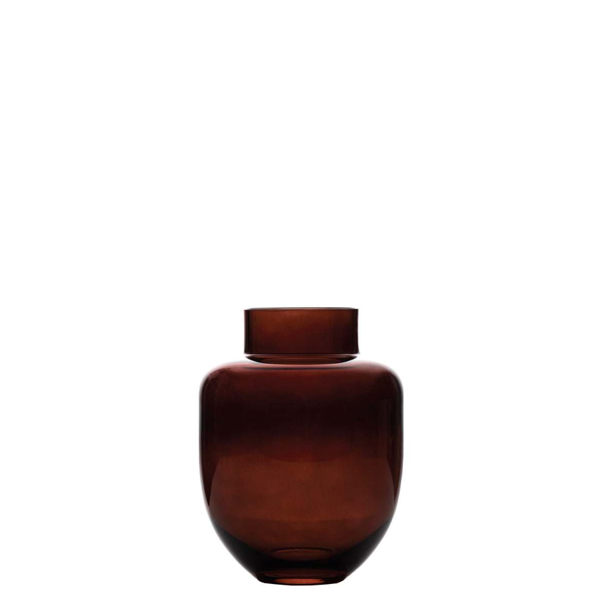 Family vase brun liten 11 cm