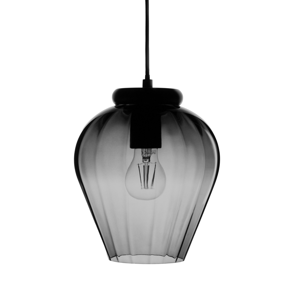 Rocks XO pendellampe medium koks
