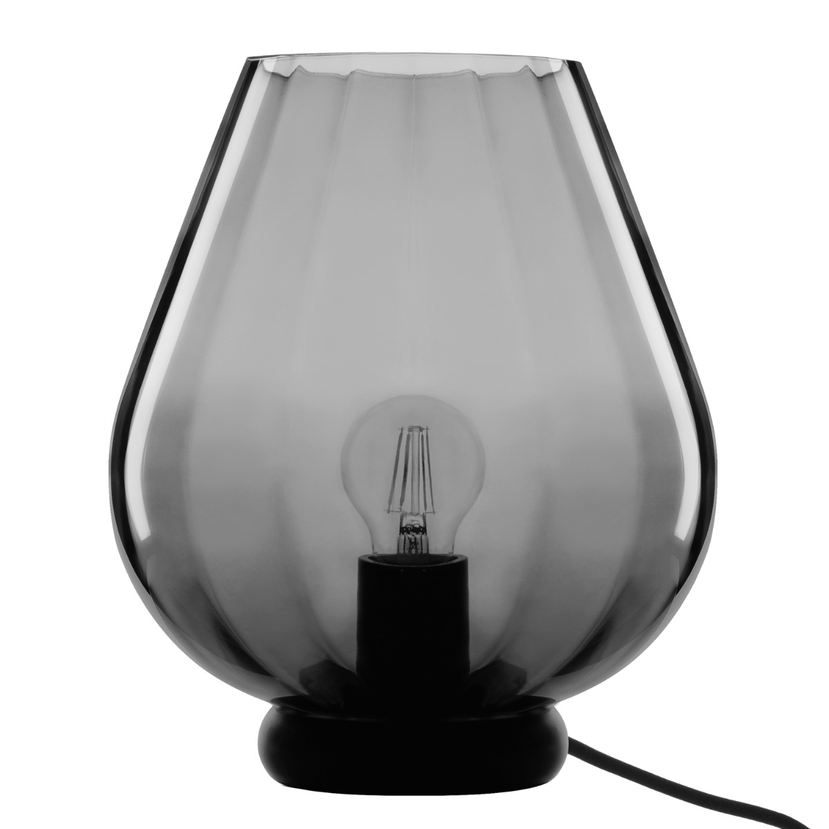 Rocks XO bordlampe m/dim large koks