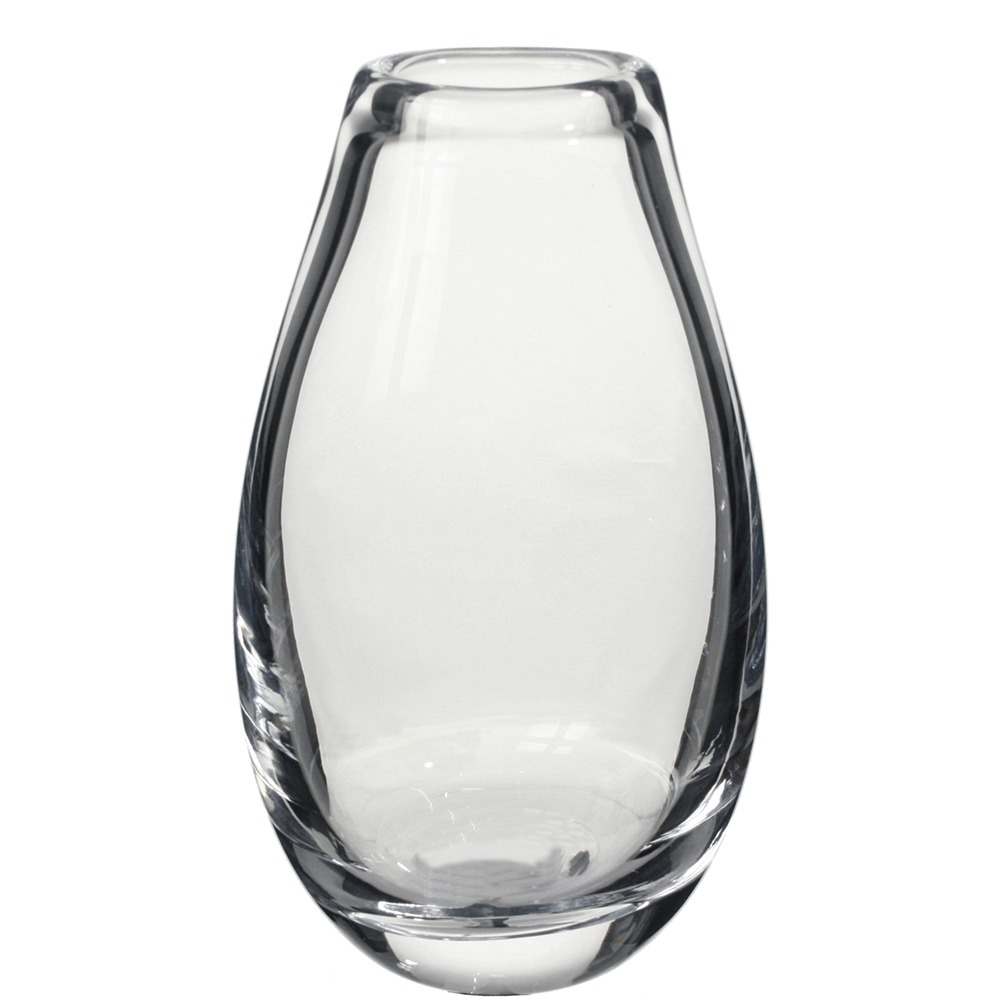 Snøhetta vase glatt 27 cm Klar