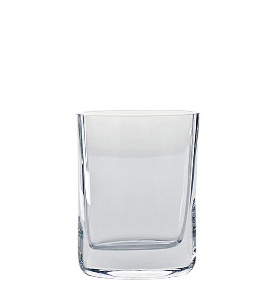 Sjusjøen vase glatt 16 cm Klar