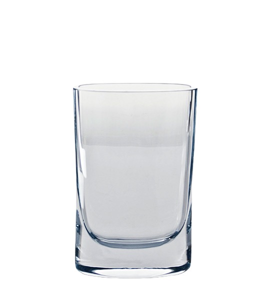 Sjusjøen vase glatt 19 cm Klar
