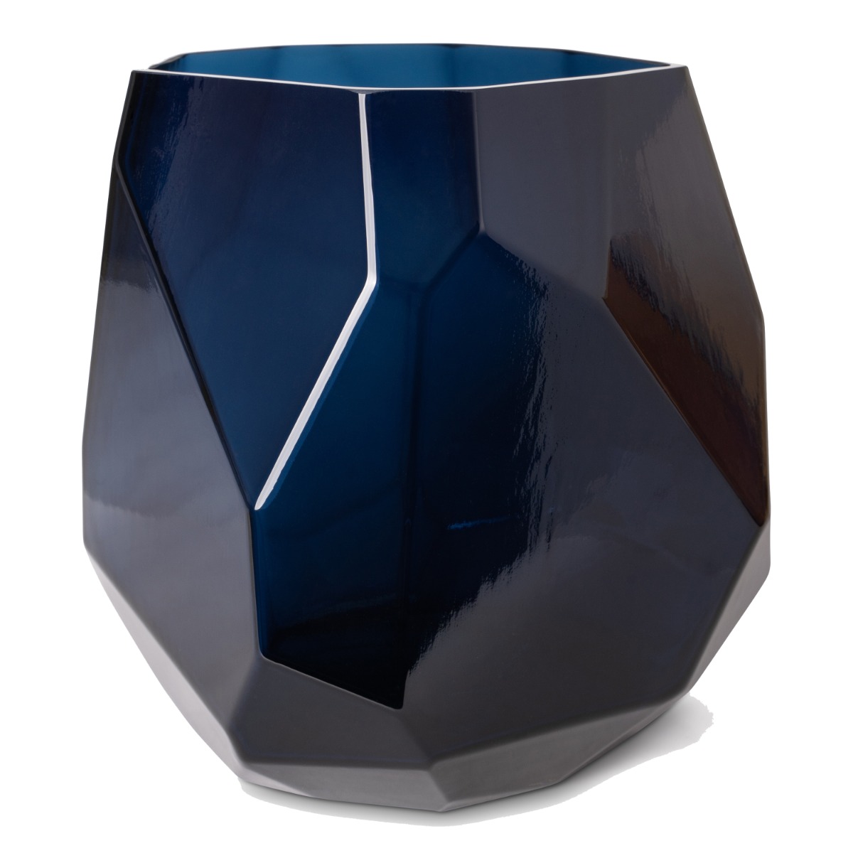 Iglo stormlykt/vase stor kongeblå 22 cm