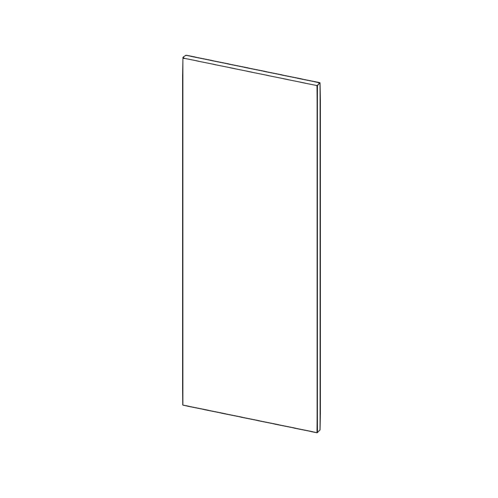 Sidopanel väggskåp