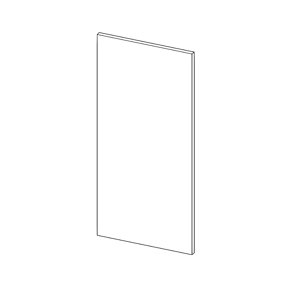 Sidopanel väggskåp