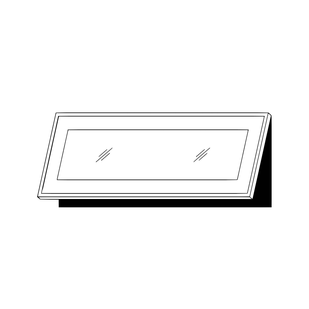Vitrinlucka – IKEA RIBBENÅS