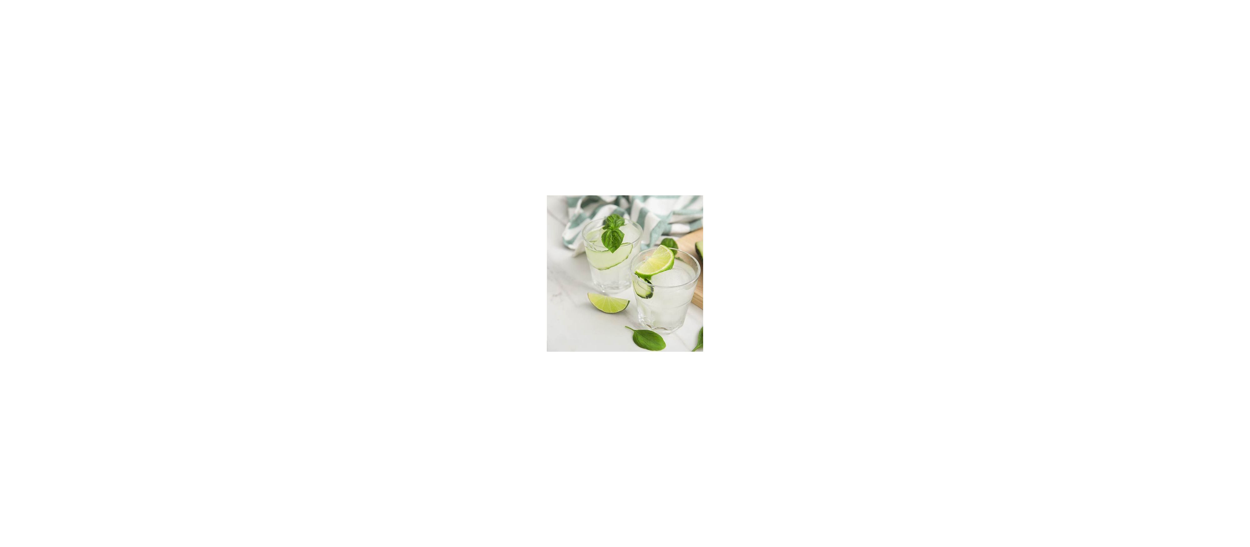 Refreshing mocktails with lime