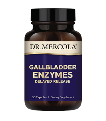 Burk med Dr. Mercola Gallbladder Enzymes 30 kapslar