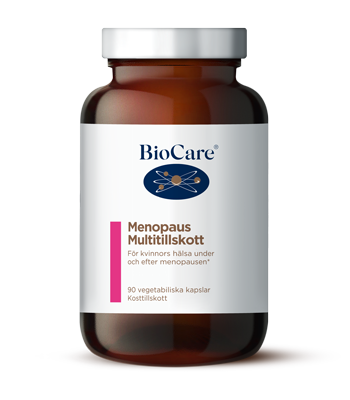 Burk med BioCare Menopaus Multitillskott 90 kapslar