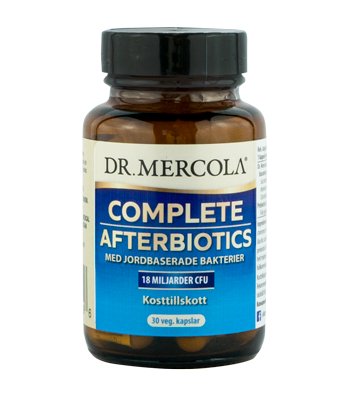 Burk med Dr. Mercola Complete Afterbiotics 30 kapslar
