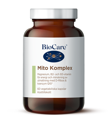 Burk med BioCare Mito Komplex 60 kapslar