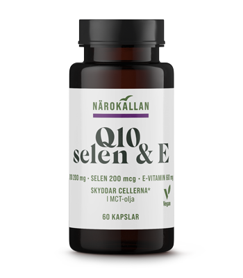 Närokällan Q10 200 mg + Selen & E 60 capsules