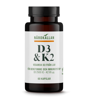 Bottle with Närokällan D3 & K2