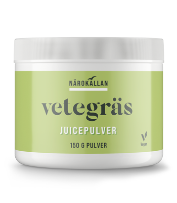 Burk med Närokällan Vetegräsjuicepulver 150 g