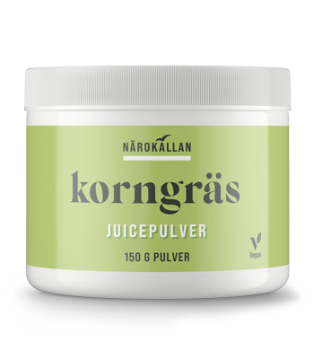 Burk med Närokällan Korngräsjuicepulver 150 g