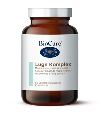 Burk med BioCare Lugn Komplex 60 kapslar