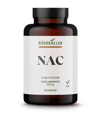 N&auml;rok&auml;llan NAC N-Acetylcystein 600 mg 90 kapslar