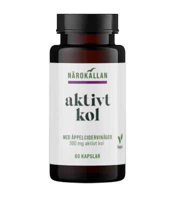 Närokällan Active Charcoal + Apple Cider Vinegar 60 capsules