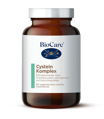 Burk med BioCare Cystein Komplex 60 kapslar