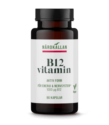 Burk med Närokällan B12 1000 mcg 90 kapslar