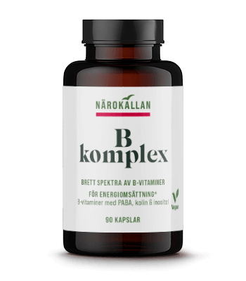 Burk med Närokällan B-komplex 90 kapslar