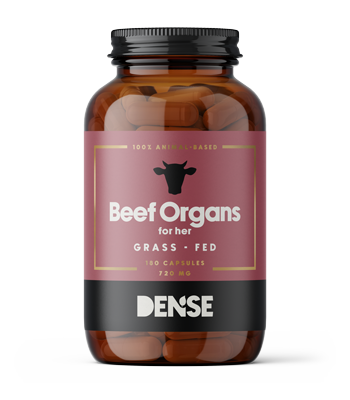 Bottle with Dense Beef Organs for Her