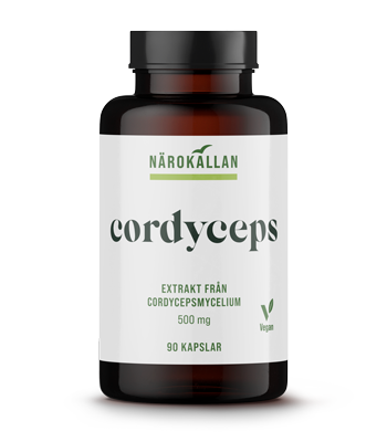 Burk med Närokällan Cordyceps
