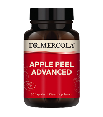 Bottle with Dr. Mercola Apple Peel Advanced