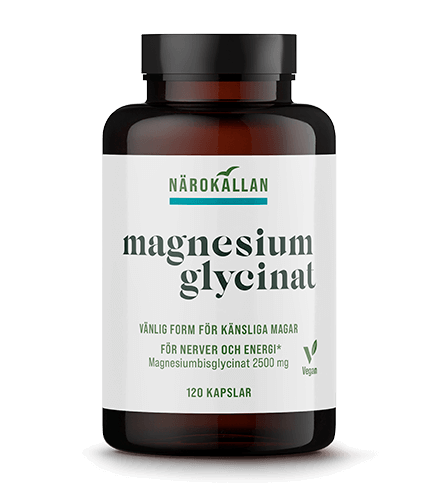 F&ouml;rpackning med N&auml;rok&auml;llan Magnesiumglycinat