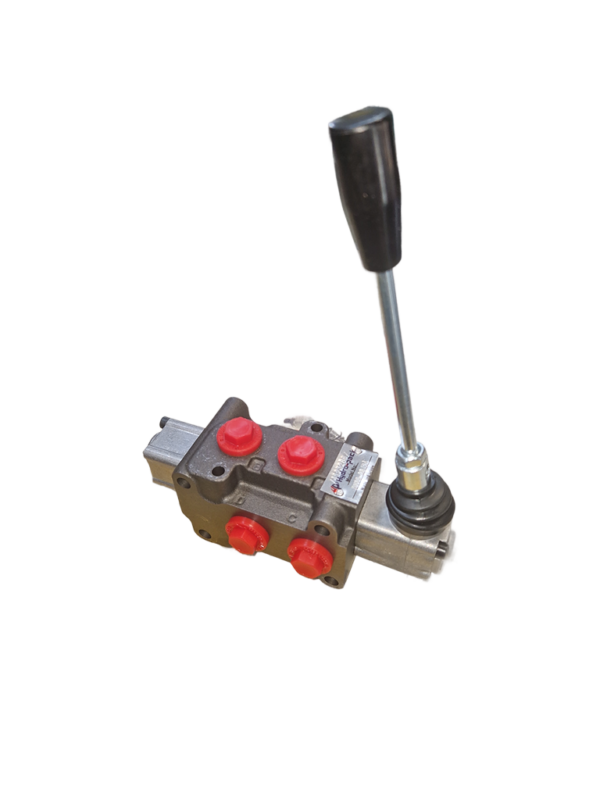 Stackable 6/2 selector valve manual control